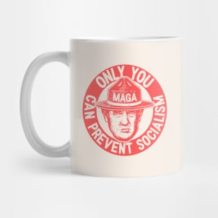 Ultra MAGA | Only You Can Prevent Socialism | We The People 1776 - 2022 | Red Mug